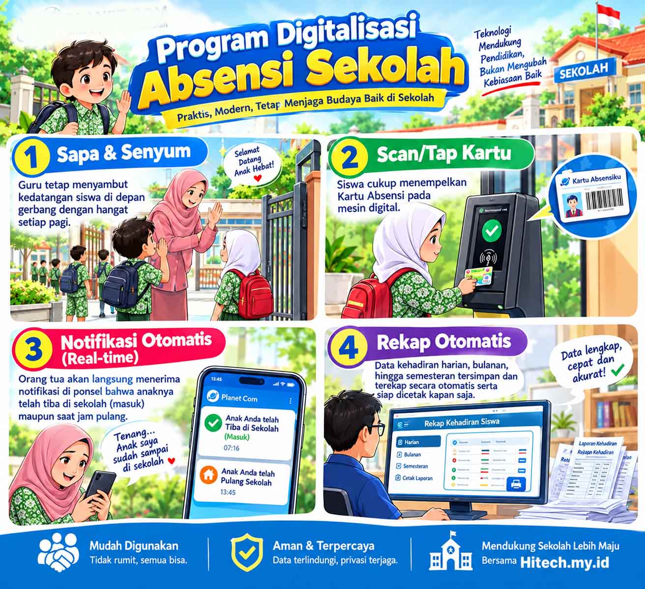 4 Langkah Digitalisasi Absensi Sekolah 